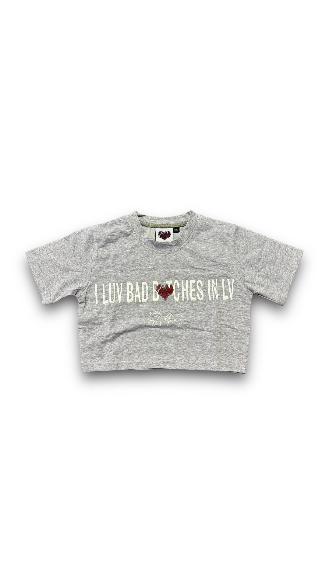 “Luv Baddies” Cropped Tee